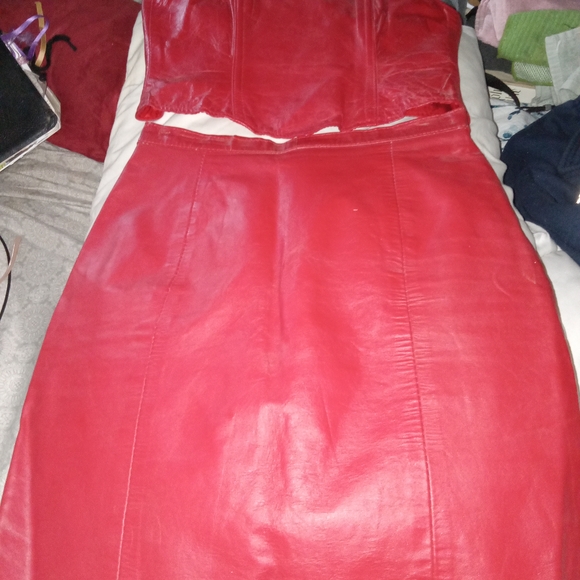 Dresses & Skirts - Red Mini Skirt